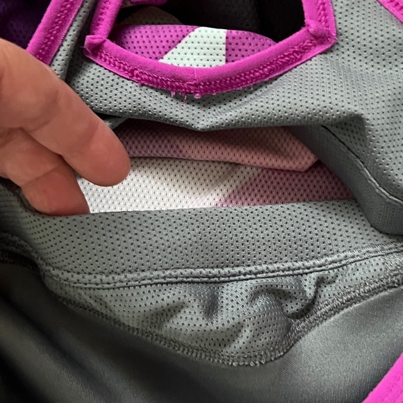 Nike Dri-Fit Geometric Racerback Activewear Tank Top Sz. L - Picture 7 of 10